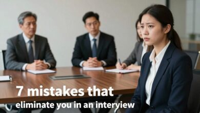 7 erros que te eliminam na entrevista (e como evitar)