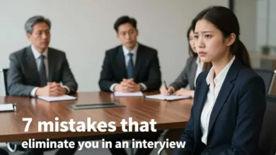 7 erros que te eliminam na entrevista (e como evitar)