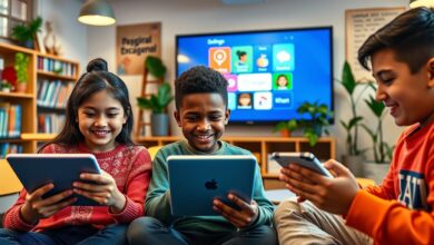 Apps como Duolingo e Khan Academy para aprender de graça